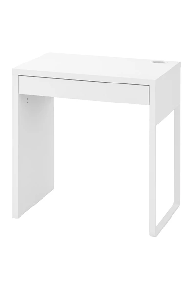 MICKE Çalışma Masası, Beyaz Renk MeridyenDukkan 73x50 cm Çekmeceli Model ürün görseli 1