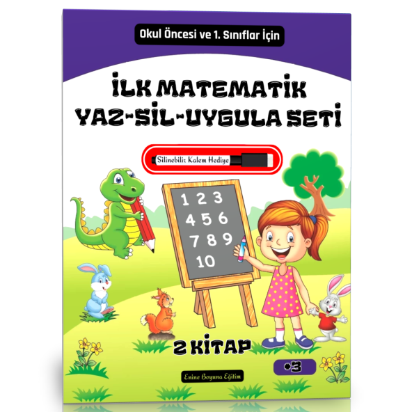 İLK Matematik YAZ-SİL Uygula Seti (2 Kitap) ürün görseli 1