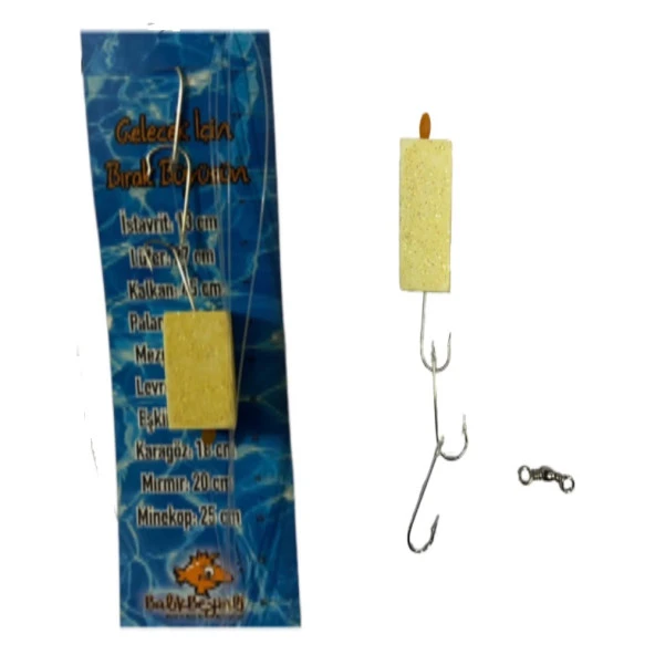 Hırsızlı Çinekop Takımı 3 İğneli Glow Mantarlı ürün görseli 1