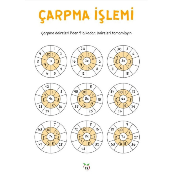 %100 Çarpma Öğreten YAZ-SİL Kitabı - Resim 5