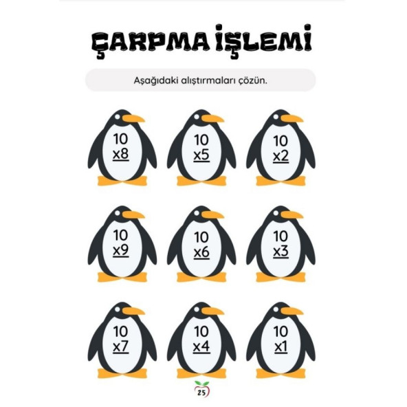 %100 Çarpma Öğreten YAZ-SİL Kitabı - Resim 6