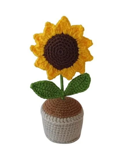 Ayçiçeği Amigurumi Organik Oyuncak ürün görseli 1