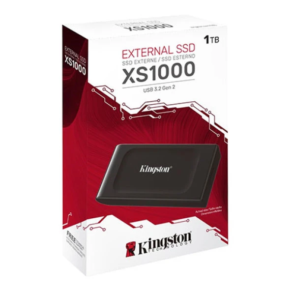 KINGSTON KINGST 1TB Tasinabilir SSD SXS1000/1000G ürün görseli 1