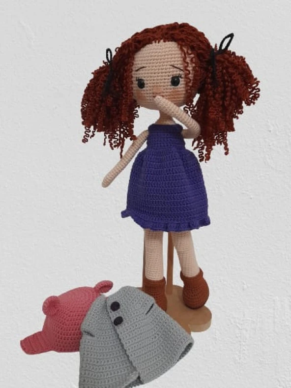 Mona Bebek Amigurumi Organik Oyuncak ürün görseli 1