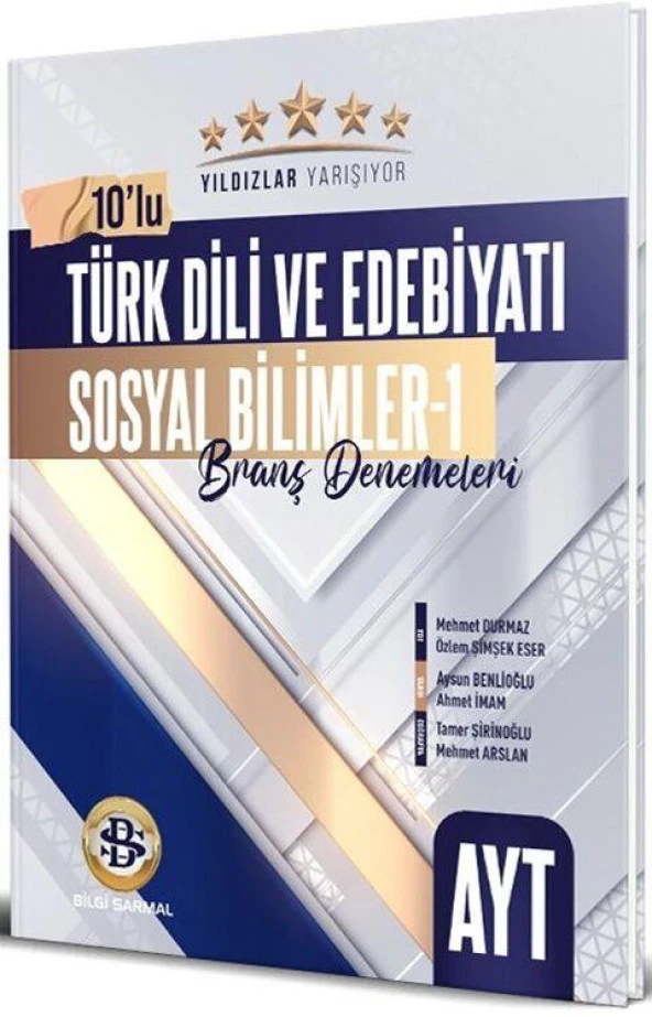 AYT Türk Dili ve Edebiyatı Sosyal Bilimler 1 Yıldızlar Yarışıyor 10 lu Branş Den Bilgi Sarmal ürün görseli 1