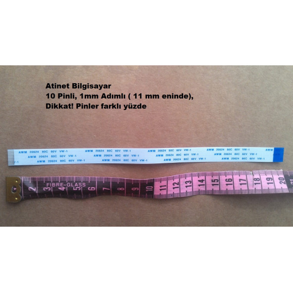 Awm 20624 80C 60V Vw-1 Flex Şerit Kablo 10 Pin 10-1-20B ürün görseli 1