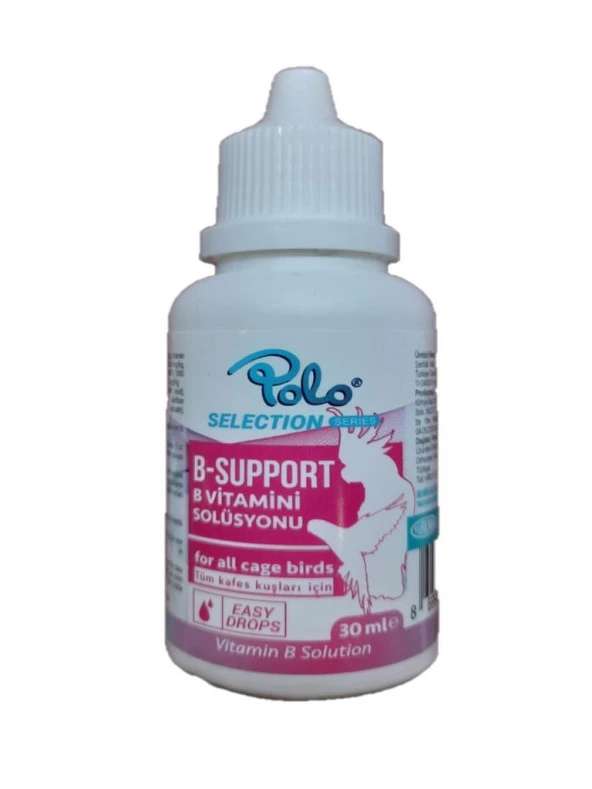 Polo B-Support 30ml (B Vitamini Solüsyonu) Kuş Vitamini 30ml ürün görseli 1