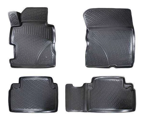 Rizline Honda Civic SEDAN 2012-2016  3D Havuzlu Paspas Siyah ürün görseli 1