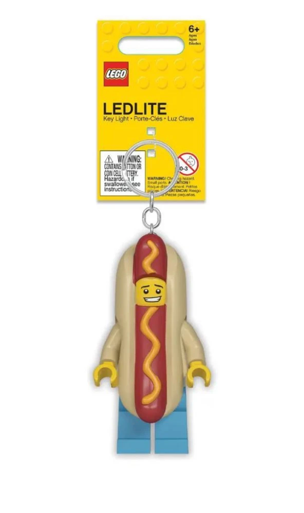 LEGO Ledlite 5005705 Iconic Hot Dog Guy Costume Led Key Chain ürün görseli 1