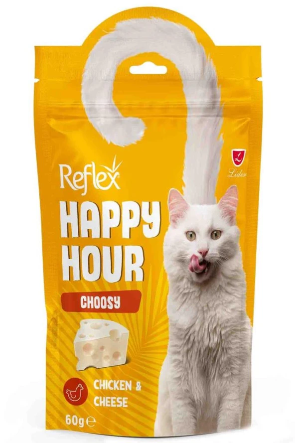 Reflex Happy Hour Seçici Kedi Peynir Tavuk Kedi Ödül 60 Gr ürün görseli 1