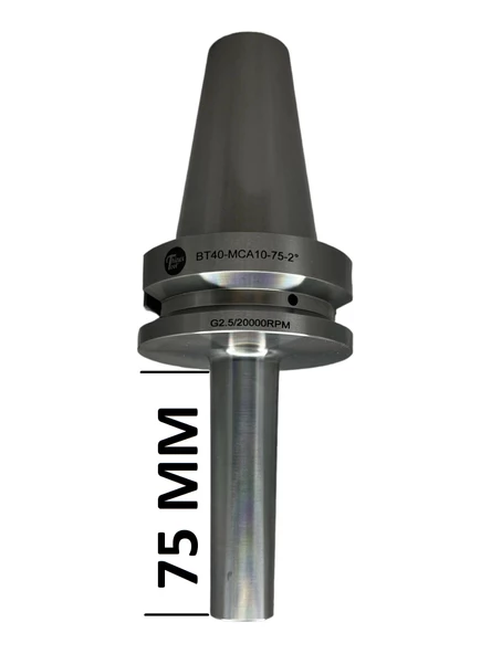 BT40 MCA10 - 75 BOY VİDALI TUTUCU M10X75 BOY VİDALI TUTUCU 20.000 devir balans alınmıştır ürün görseli 1