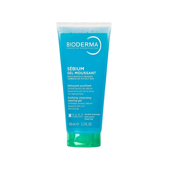 Bioderma Sebium Foaming Gel Yüz Temizleme Jeli 100 ml ürün görseli 1