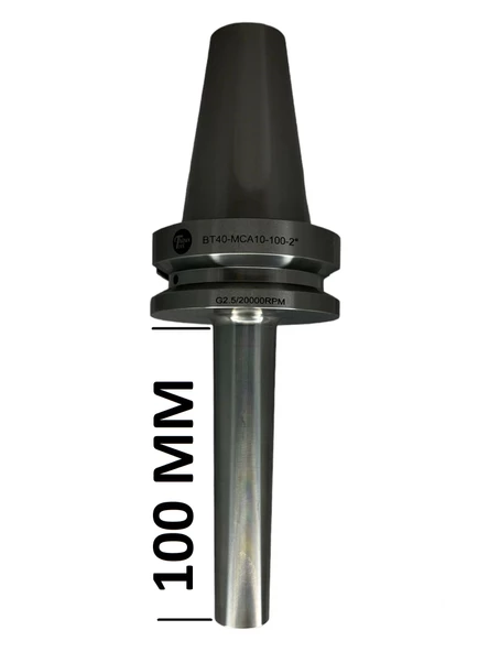 BT40 MCA10 - 100 BOY VİDALI TUTUCU M10X100 BOY VİDALI TUTUCU 20.000 devir balans alınmıştır ürün görseli 1