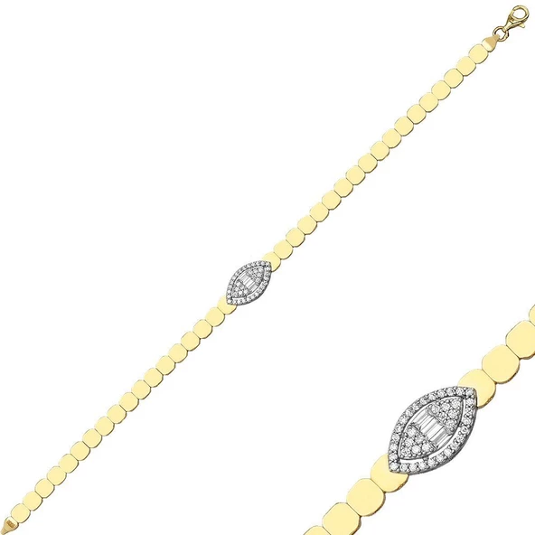 Beget Altın Bileklik Petek 14K Gold ürün görseli 1