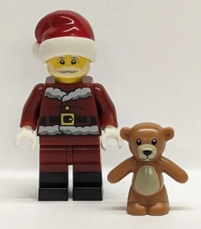 Orjinal Lego Minifigür Santa Claus with Teddy ürün görseli 1
