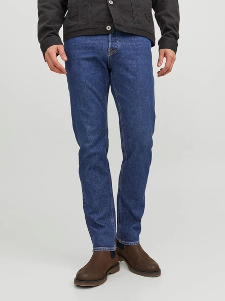 JACK JONES Mike Orijinal Model Dar Kesim Erkek Kot Pantolon 12242324 ürün görseli 1
