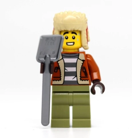Orjinal Lego Minifigür Snow Shoveller ürün görseli 1