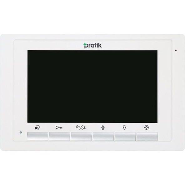 Pratik Kart 7" Dijital Renkli Tft Kapasitif Dokunmatik Butonlu Daire Içi Monitör ürün görseli 1