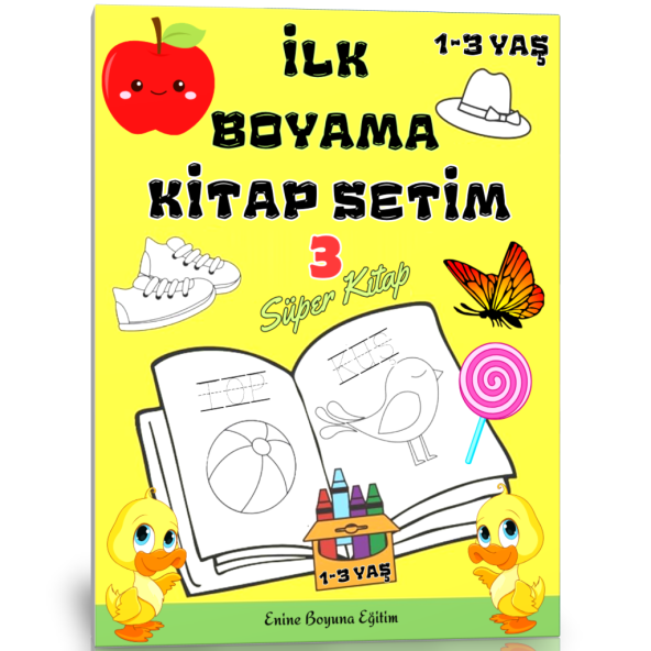 İLK Boyama Kitap Setim (1-3 YAŞ) ürün görseli 1