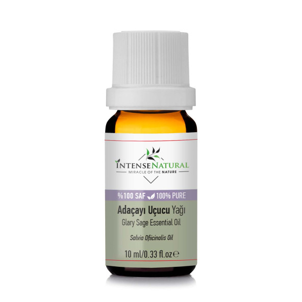 Adaçayı (Acı Elma) Uçucu Yağı 10 ml %100 Saf ve Doğal Misk Ada Çayı Clary Sage Essential Oil ürün görseli 1