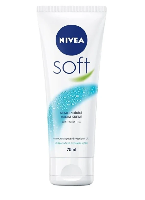 ByKurt Soft Krem 75ml , Nemlendirici Bakım Kremi, Yüz, Vücut, El, Jojoba Yağı ve E Vitamini ile Cilt Bakımı ürün görseli 1