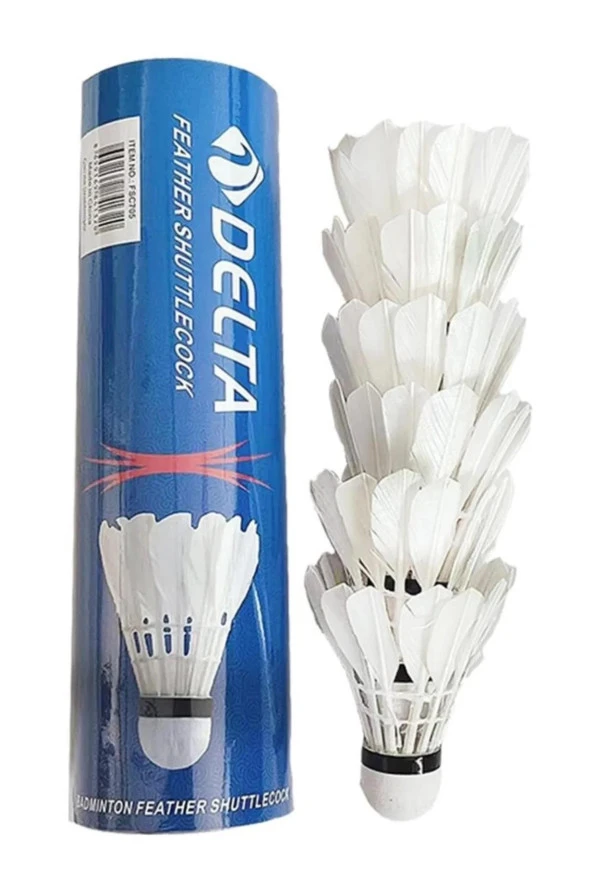 Delta FSC705 Badminton Topu Kaz Tüyü ürün görseli 1
