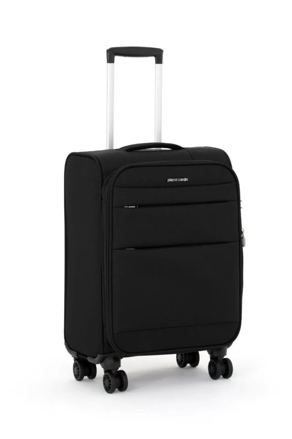 Pierre Cardin Ultra Light Hafif Lüx Kumaş Kabin Boy Valiz Siyah 04PC4200 ürün görseli 1