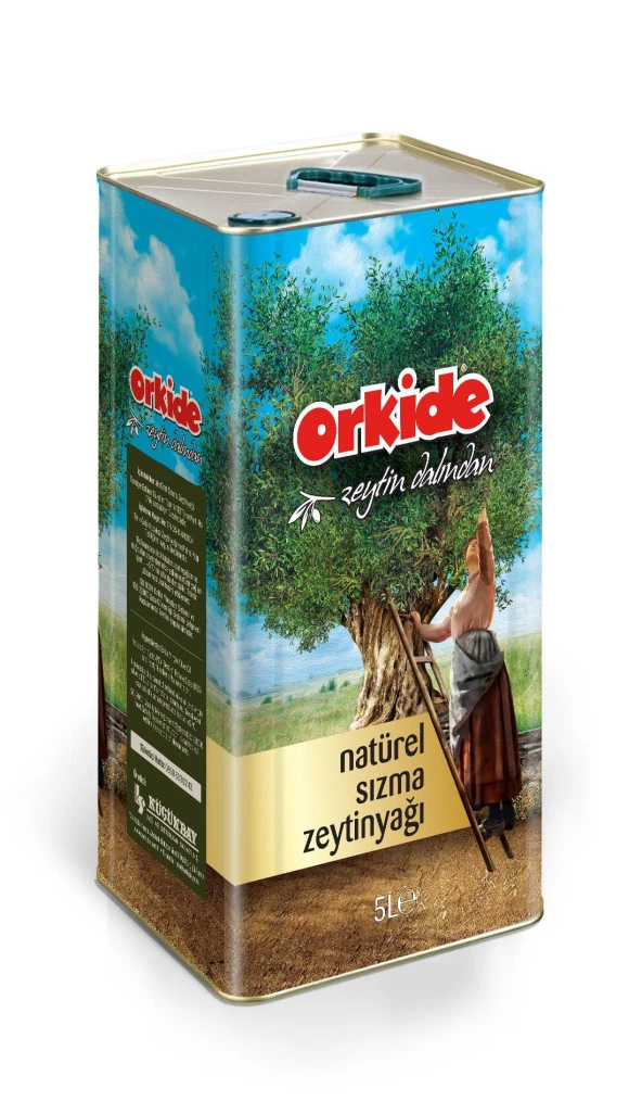 ORKİDE NATÜREL SIZMA ZEYTİNYAĞI 5 LT ürün görseli 1