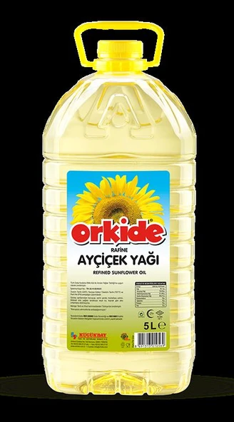 ORKİDE AYÇİÇEK YAĞI 5 LT ürün görseli 1