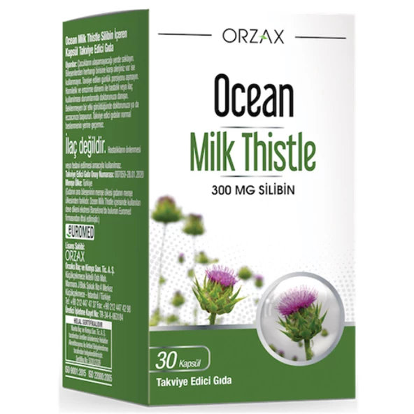 Ocean Milk Thistle 30 Kapsül ürün görseli 1