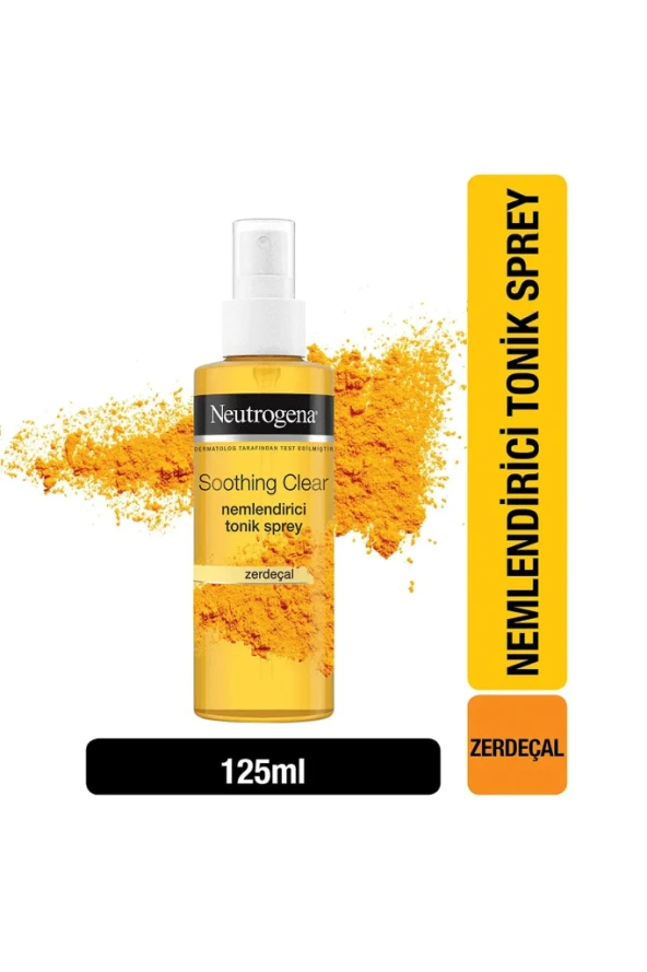Neutrogena Shoothing Clear Nemlendirici Tonik Sprey 125 Ml Zerdeçal ürün görseli 1