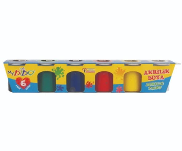 Südor My Dido Akrilik Boya 6Lı 22Ml ürün görseli 1