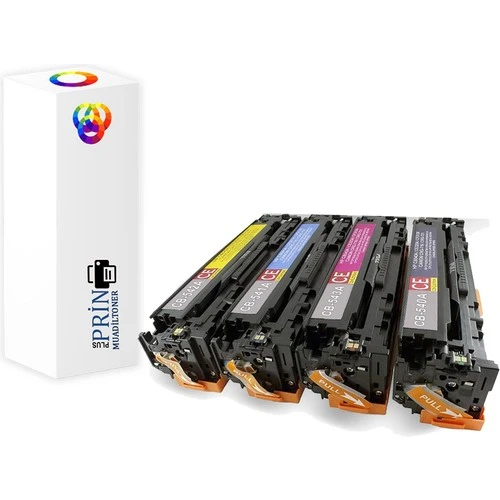 Hp Color Laserjet CP1515N Muadil Toner-Hp 125A-CB540A 4 Renk ürün görseli 1