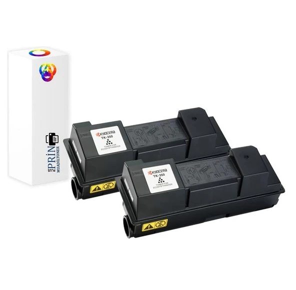 PlusPrint FS-3640 Yazıcı Uyumlu Muadil Toner TK350 2'li Paket ürün görseli 1