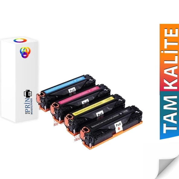 Hp Laserjet Pro M254DNW Cmyk Muadil Toner Seti 203X|CF540A ürün görseli 1