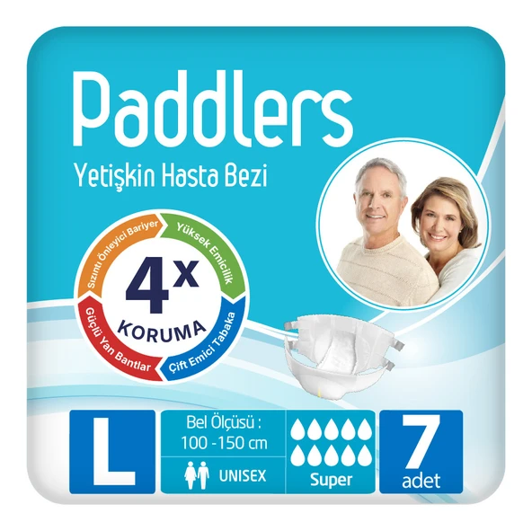 Paddlers Yetişkin Bantlı Bez Large 7 Adet ürün görseli 1