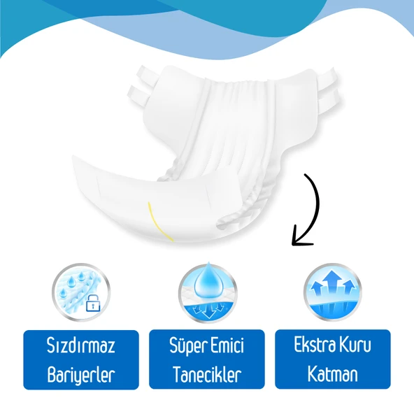 Paddlers Yetişkin Bantlı Bez Large 7 Adet - Resim 3