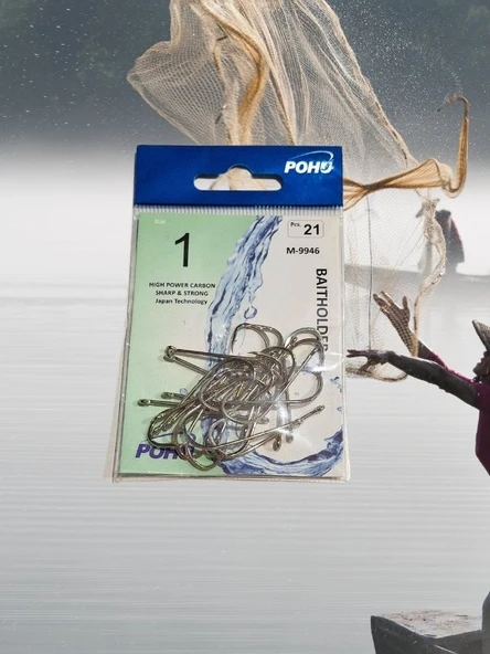 Pohu M-9946  1 Numara 21'li Paket Olta Iğnesi ürün görseli 1