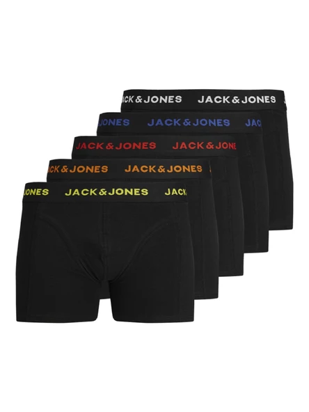 JACK JONES Erkek Pamuklu 5 li Kutulu Boxer Set 12242494 ürün görseli 1