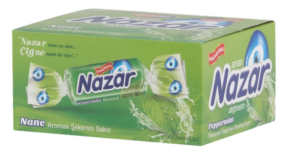Nazar Nane Aromalı Sakız 100 Adet - Resim 2