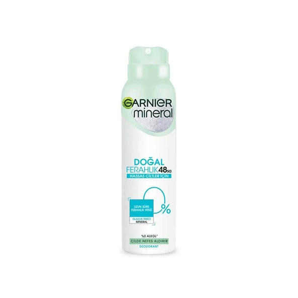 Garnier Mineral Doğal Ferahlık 48sa Deodorant 150ml ürün görseli 1
