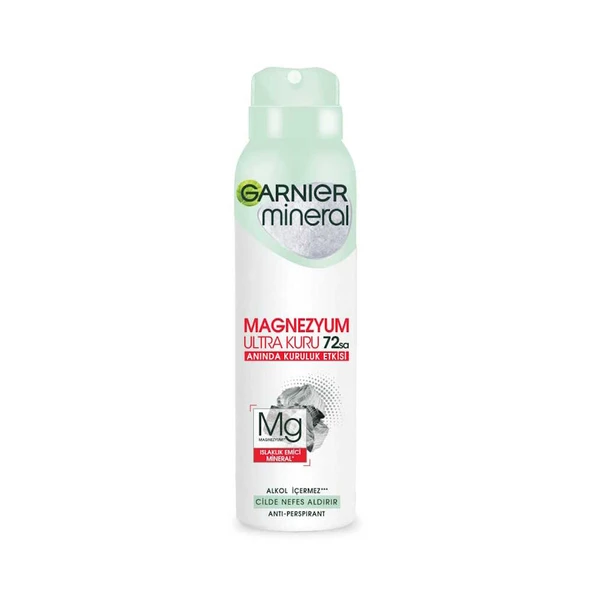 Garnier Mineral Magnezyum Ultra Kuru 72sa Deodoran ürün görseli 1