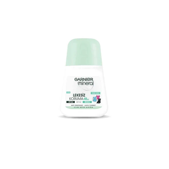 Garnier Mineral Lekesiz Koruma 48sa Siyah Beyaz Renkli Ferah Koku Roll-on 50ml ürün görseli 1