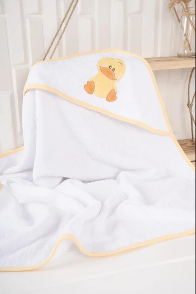 %100 Pamuk 75x75 cm Baskılı Başlıklı Bebek / Çocuk Kundak ve Battaniye ürün görseli 1