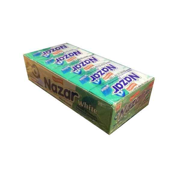 Nazar 5'li Bikarbonatlı  Aromalı Sakız 20 Adet ürün görseli 1