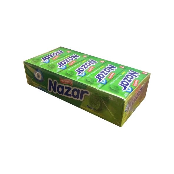 Nazar 5'li Nane  Aromalı Sakız 20 Adet ürün görseli 1