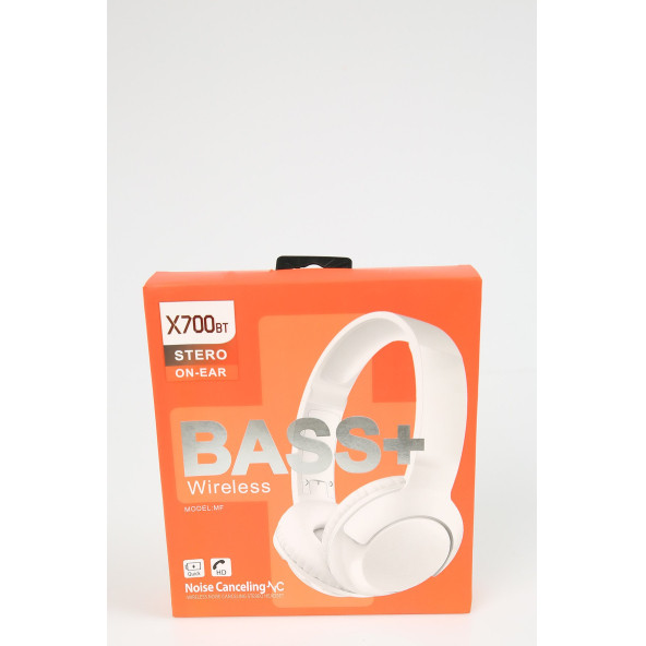 Beyaz Bluetooth Extra Bass Kulaklık ürün görseli 1