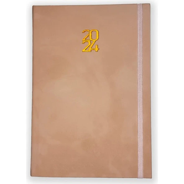 Liz 17x24 Velutto Kapak Ajanda 168 Yaprak Pudra ürün görseli 1