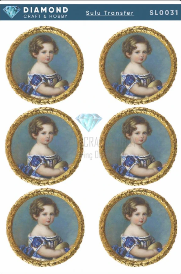 Diamond Craft Sulu Transfer 25x35cm SL031 ürün görseli 1