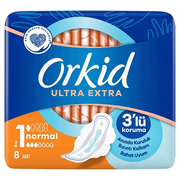 Orkid Ultra Extra Normal 8'li 1 Beden ürün görseli 1
